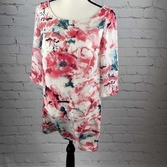 UEC Guess size 2 mini shift dress 3/4 length sleeves - Picture 1 of 8